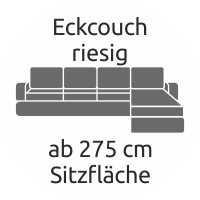 Eckcouch riesig Polsterreinigung